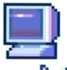 Retro computer workstation